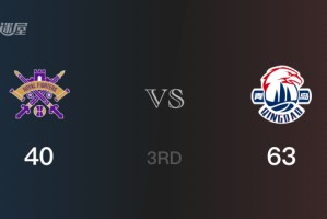 三节战罢，青岛63-40领先北控，末节再战